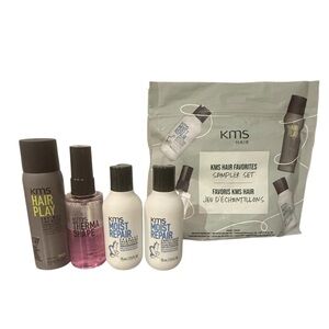 KMS Hair Care Sampler Set - Black, Pink, White